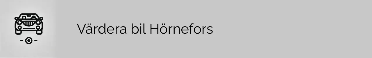 Värdera bil Hörnefors